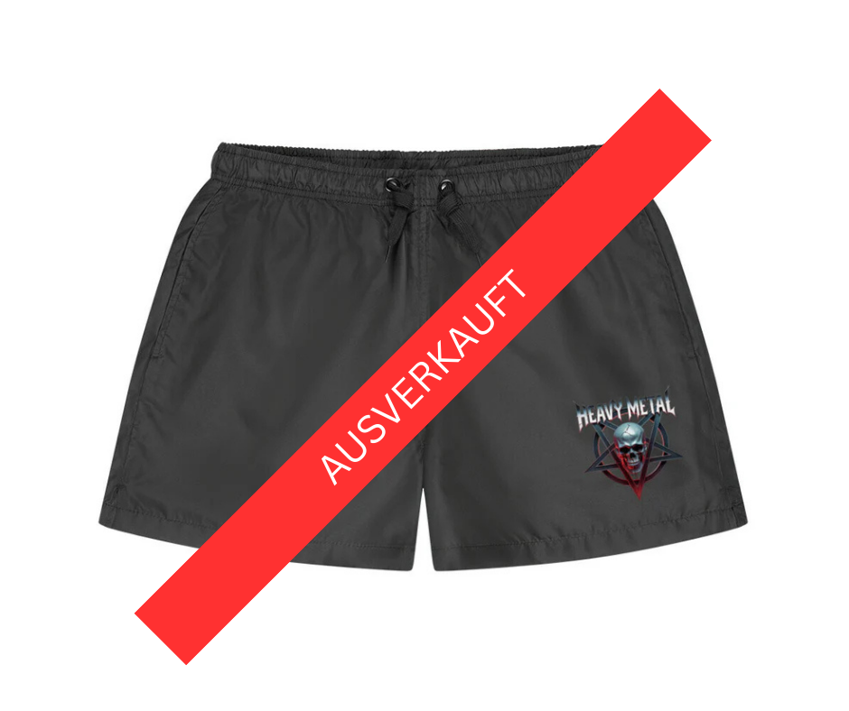 Badehose Heavy Metal Pentagram