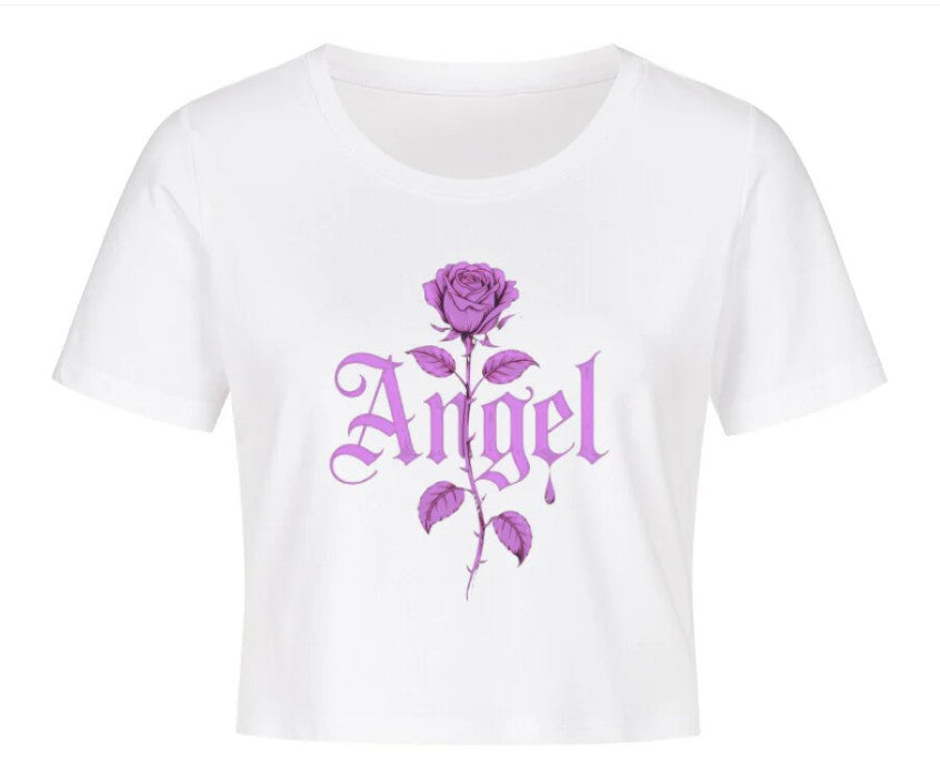 Angel Cropped Tee
